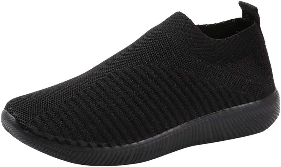 Walking Shoes Women Casual Sock Sneakers Comfy Breathable Slip on Sneakers Lightweight Casual Sports Work Shoes