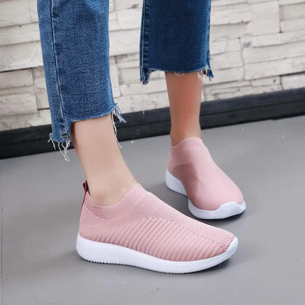 Walking Shoes Women Casual Sock Sneakers Comfy Breathable Slip on Sneakers Lightweight Casual Sports Work Shoes
