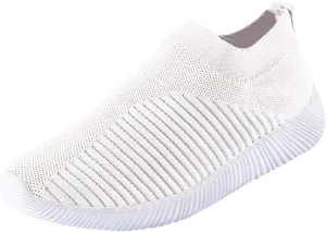 Walking Shoes Women Casual Sock Sneakers Comfy Breathable Slip on Sneakers Lightweight Casual Sports Work Shoes