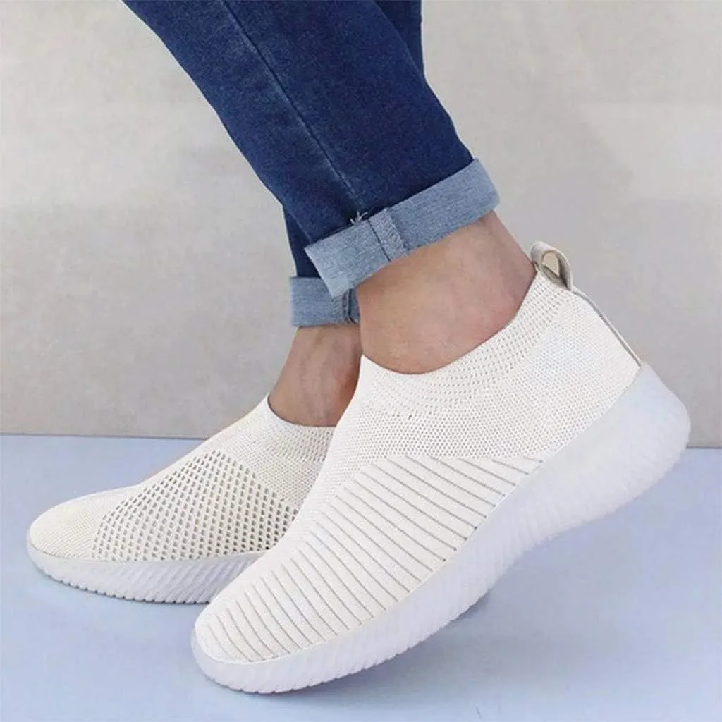Walking Shoes Women Casual Sock Sneakers Comfy Breathable Slip on Sneakers Lightweight Casual Sports Work Shoes