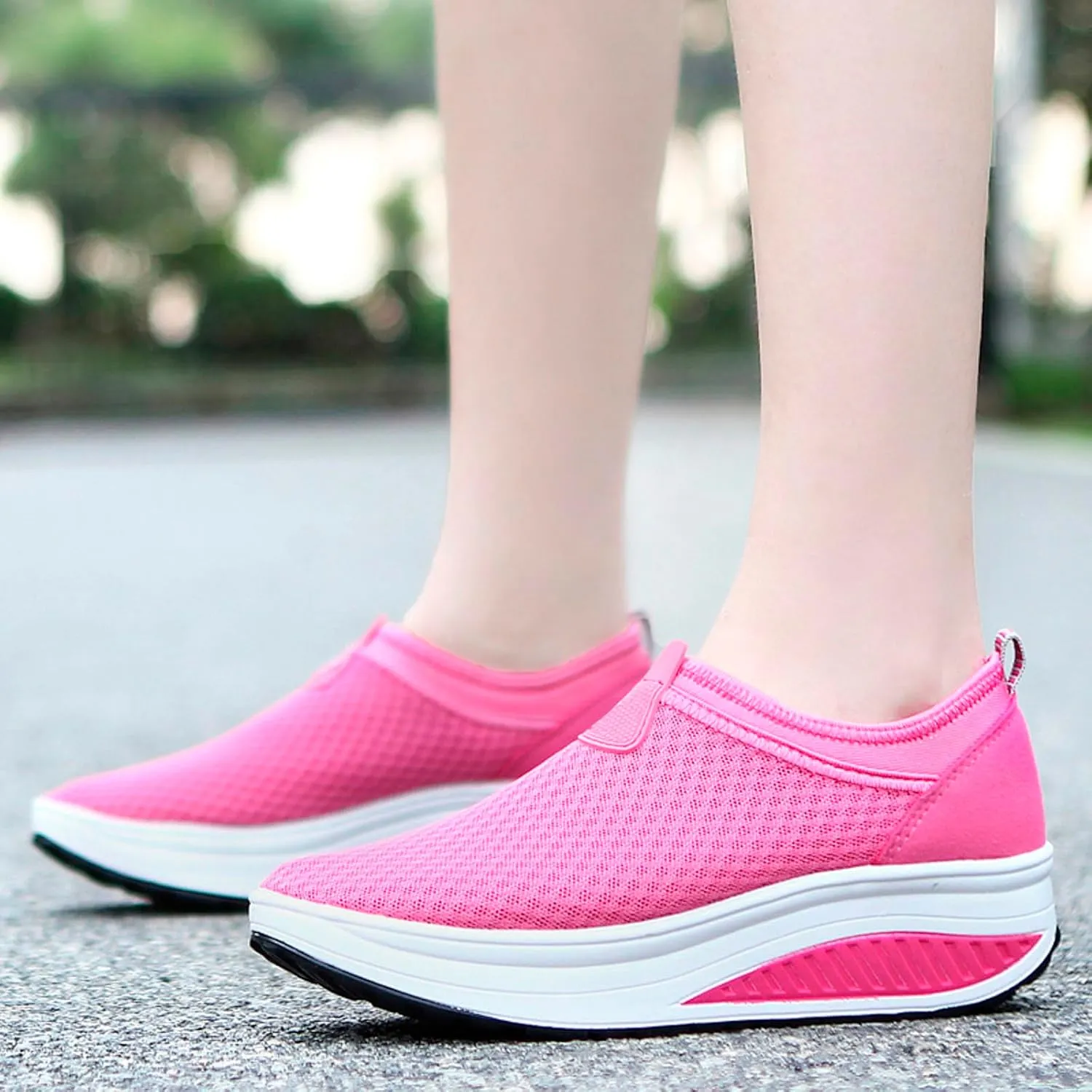 Walking Shoes Women's Arch Support Plantar Fasciitis Orthopaedic Shoes Comfortable Wide Sports Ocean Swim