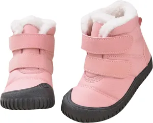 Winter Boots Kids Winter Boots with Wide Toe Box Warm Non-Slip Waterproof Lightweight Snow Boots for Toddler