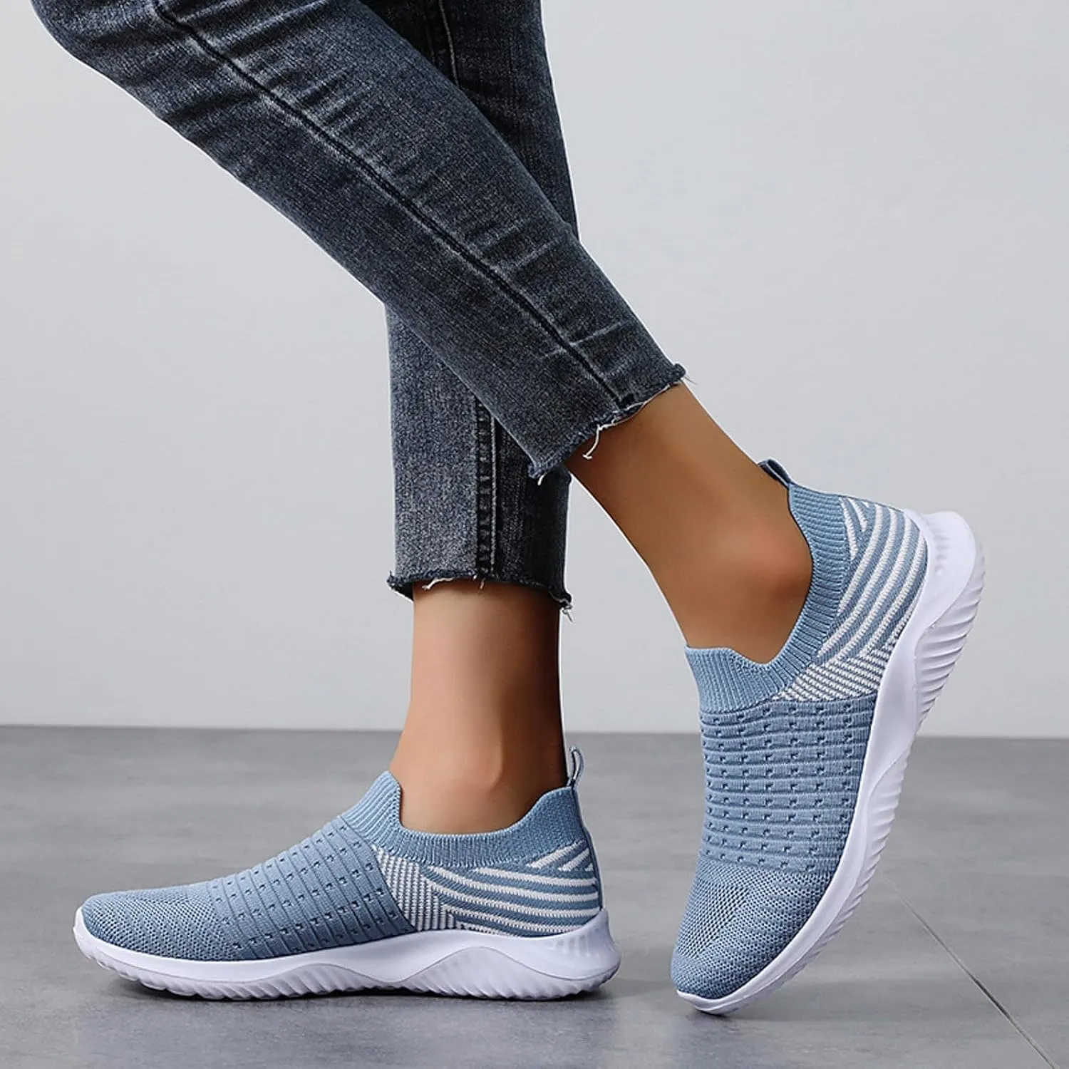 Womans Athletic Shoes Womens Walking Running Shoes Lightweight Breathable Tennis Shoes Non Slip Workout Sneakers