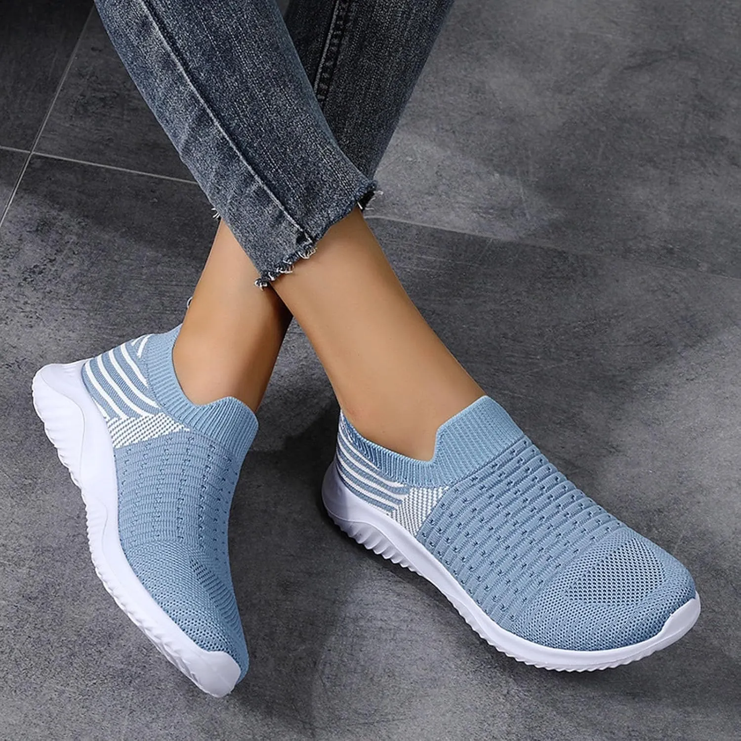 Womans Athletic Shoes Womens Walking Running Shoes Lightweight Breathable Tennis Shoes Non Slip Workout Sneakers
