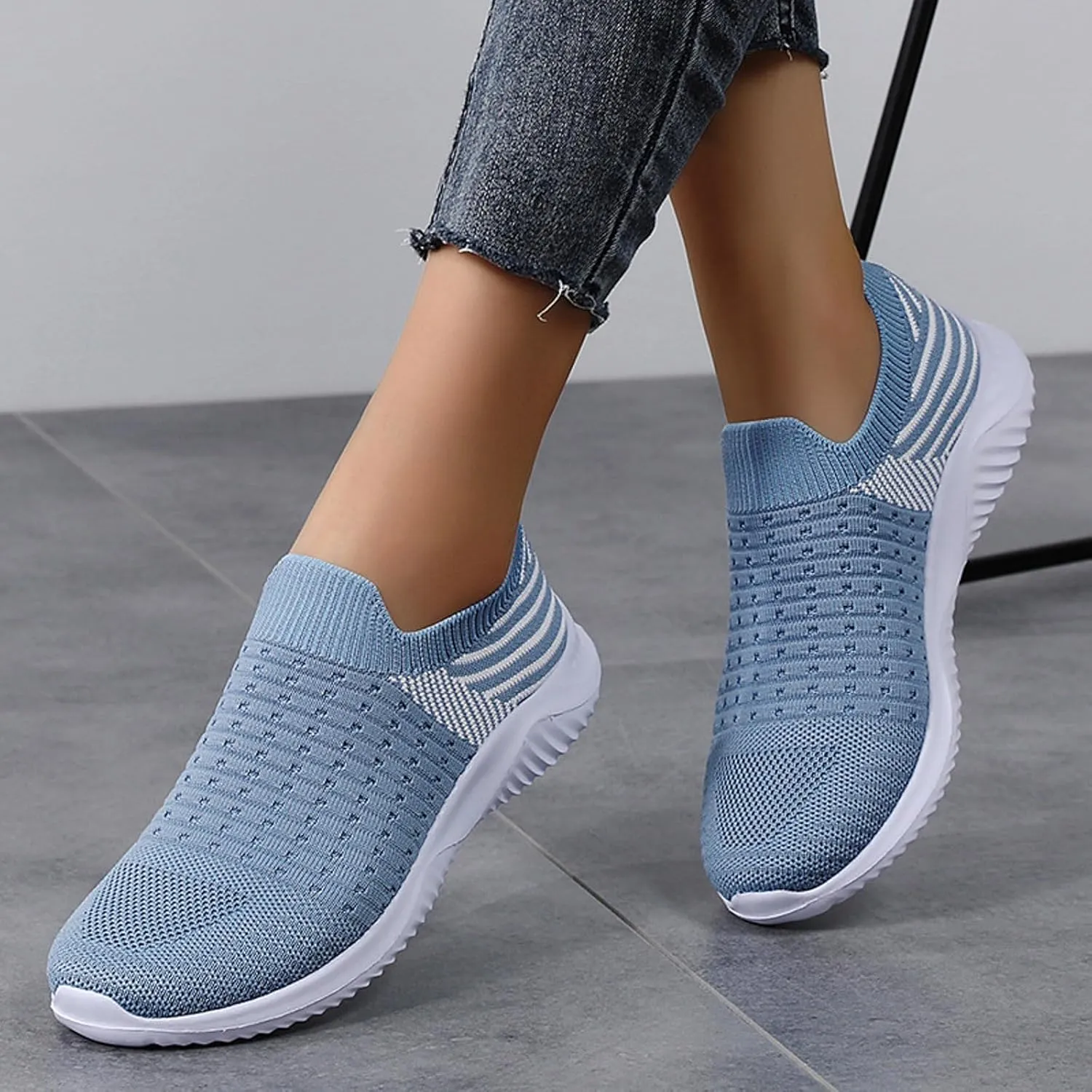 Womans Athletic Shoes Womens Walking Running Shoes Lightweight Breathable Tennis Shoes Non Slip Workout Sneakers