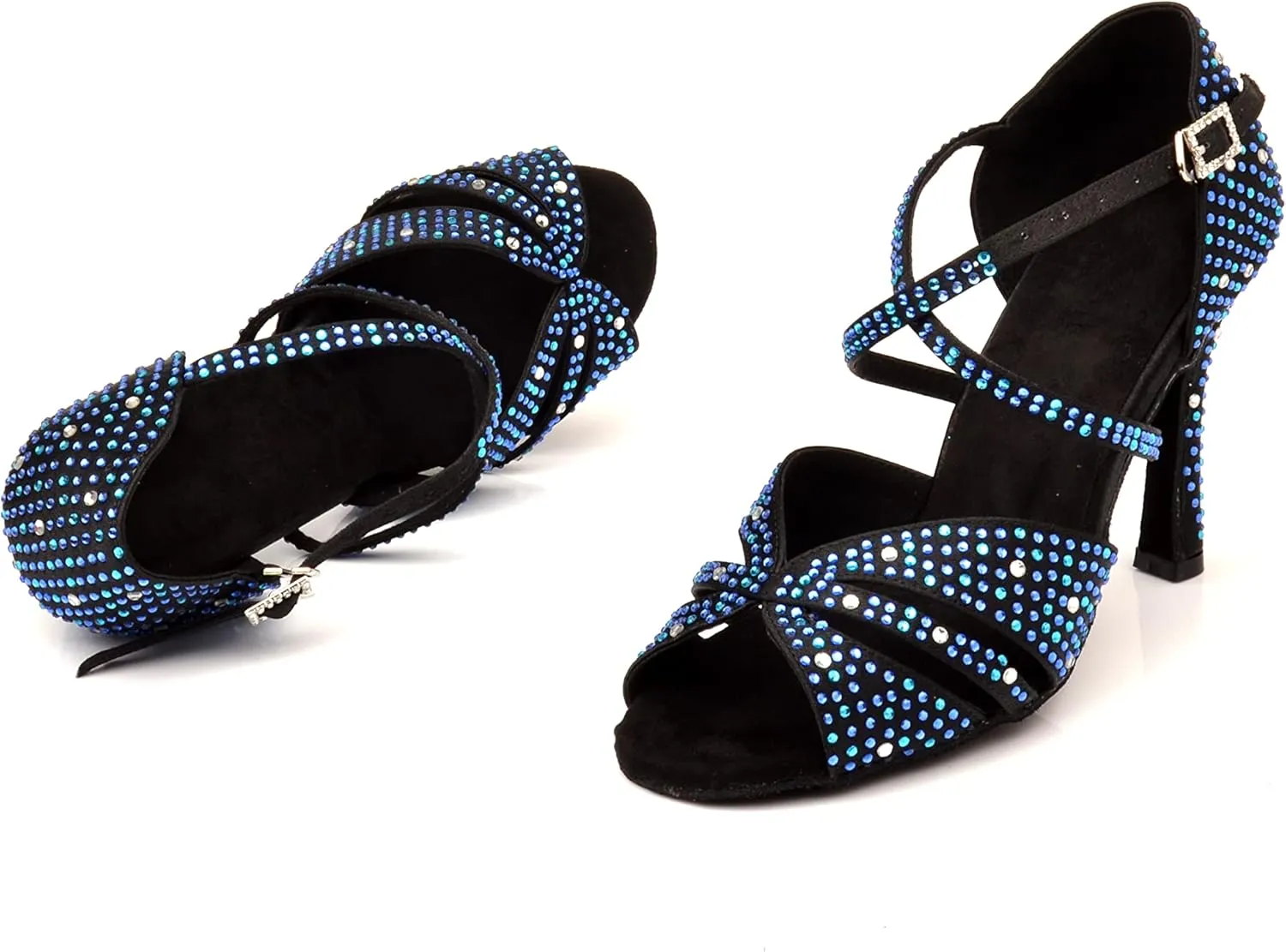 Women's 1920s Party Shoes Rhinestone Ballroom Dance Shoes Performance Wedding Shoes