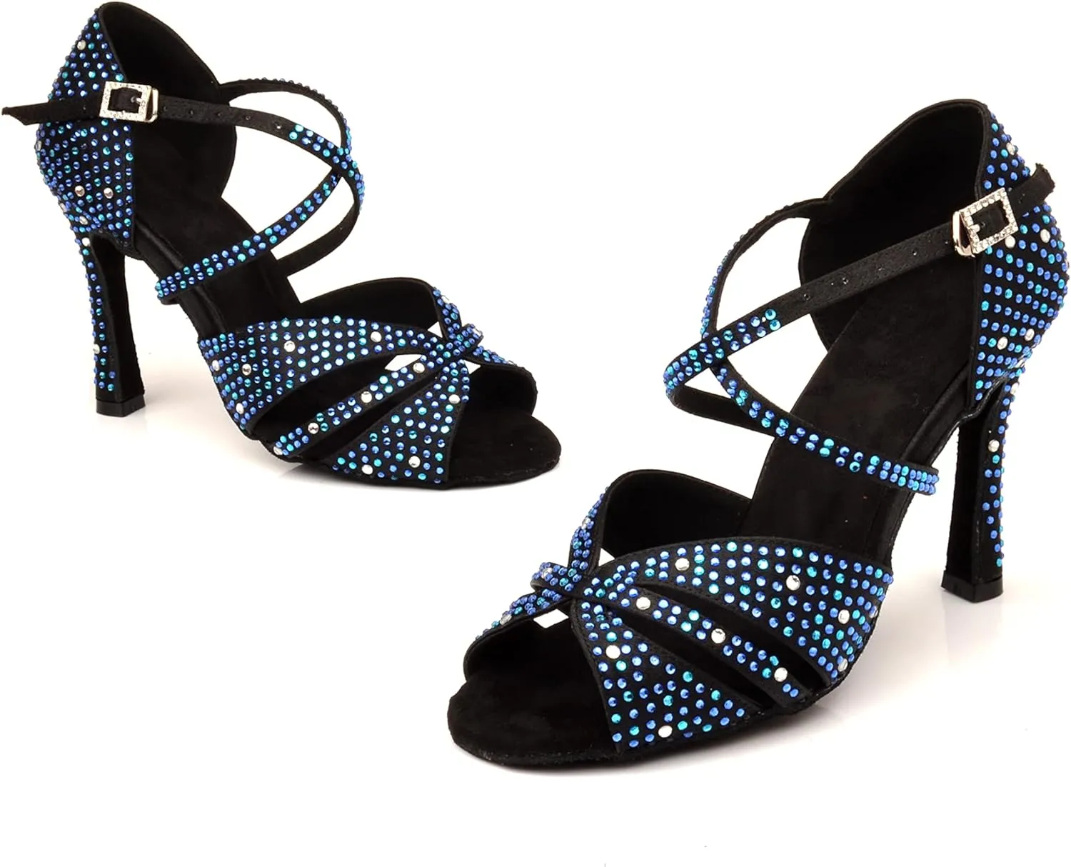 Women's 1920s Party Shoes Rhinestone Ballroom Dance Shoes Performance Wedding Shoes