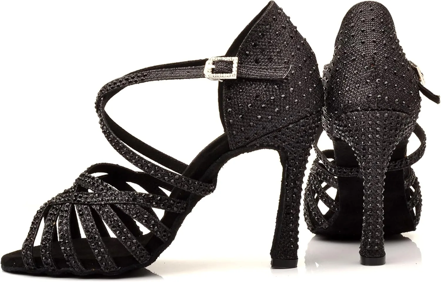 Women's 1920s Party Shoes Rhinestone Ballroom Dance Shoes Performance Wedding Shoes