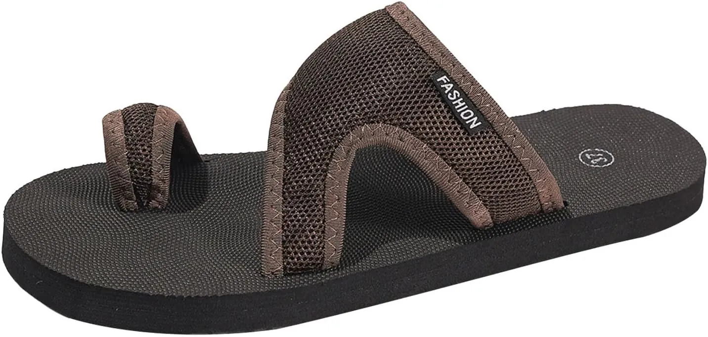 Women's Dressy Flat Sandals Women's Spring And Summer Flat Toe Sandals Fashionable And Casual Open Heeled Beach