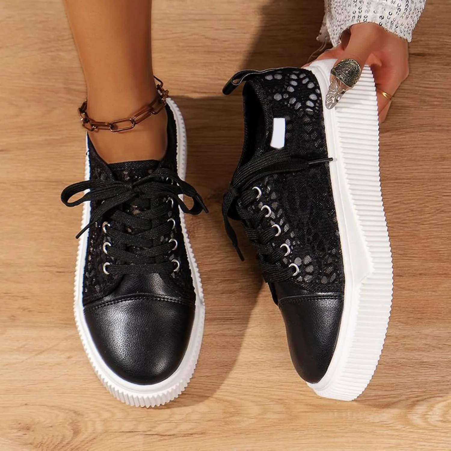 Women's Fashion Sneakers Walking Running Tennis Shoes Lightweight Non Slip Casual Breathable Workout Shoes