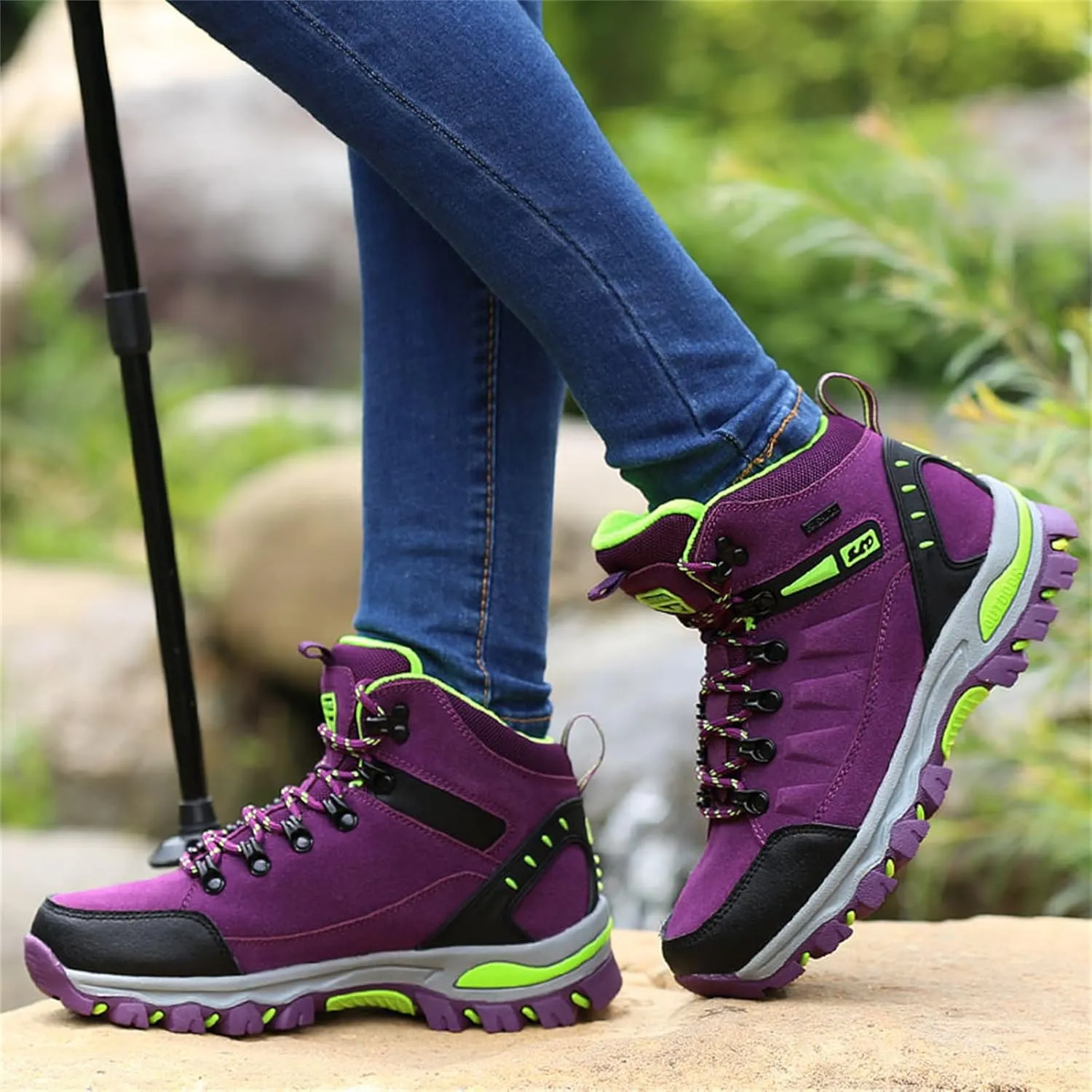 Women's Walking Boots Waterproof Trekking & Hiking Shoes For Backpacking Camping Trails Outdoor Walking Fashionable Women's Shoes