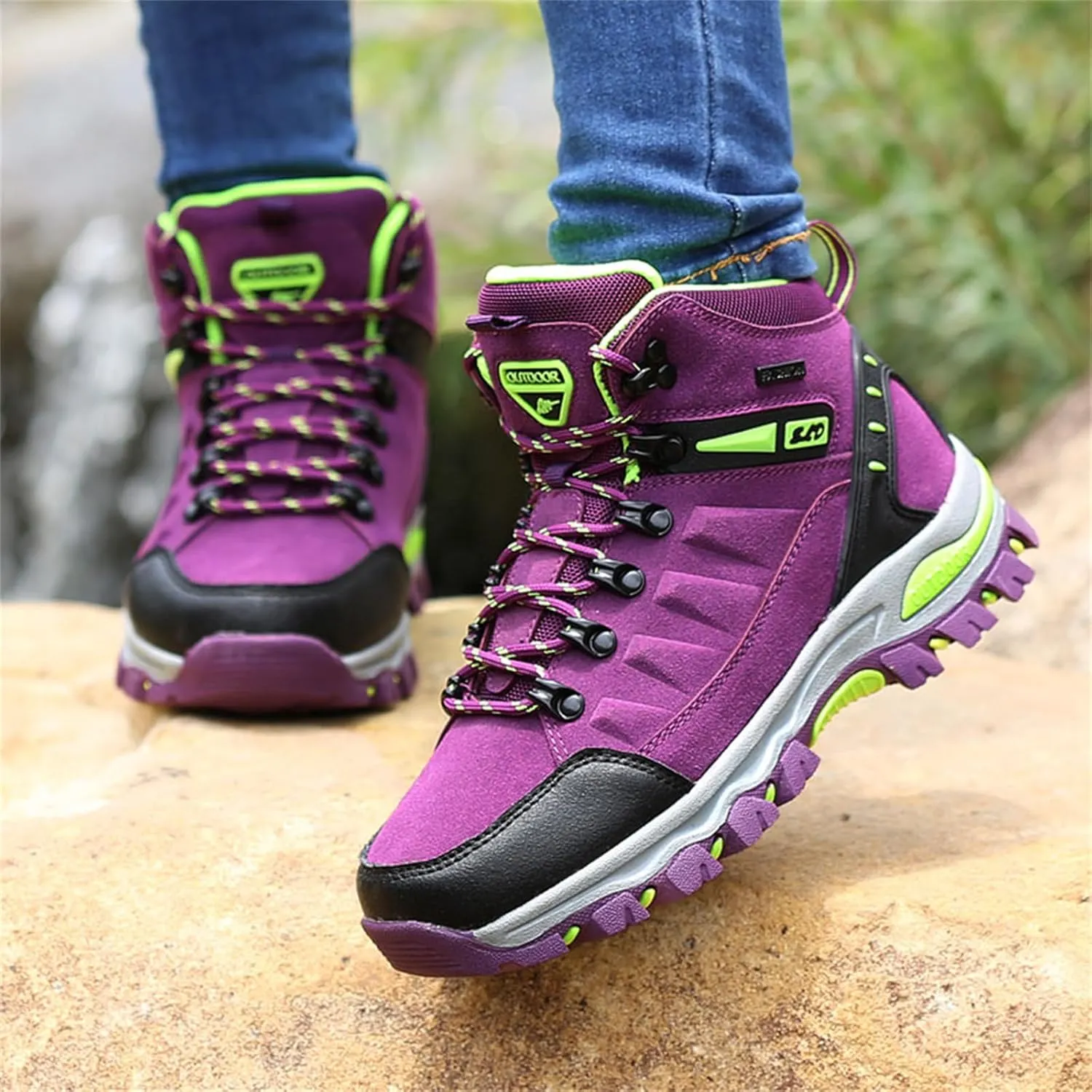 Women's Walking Boots Waterproof Trekking & Hiking Shoes For Backpacking Camping Trails Outdoor Walking Fashionable Women's Shoes