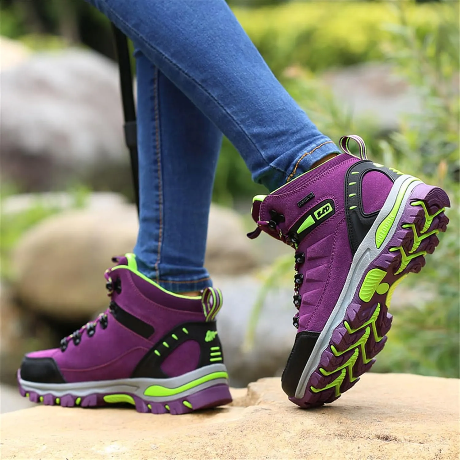 Women's Walking Boots Waterproof Trekking & Hiking Shoes For Backpacking Camping Trails Outdoor Walking Fashionable Women's Shoes