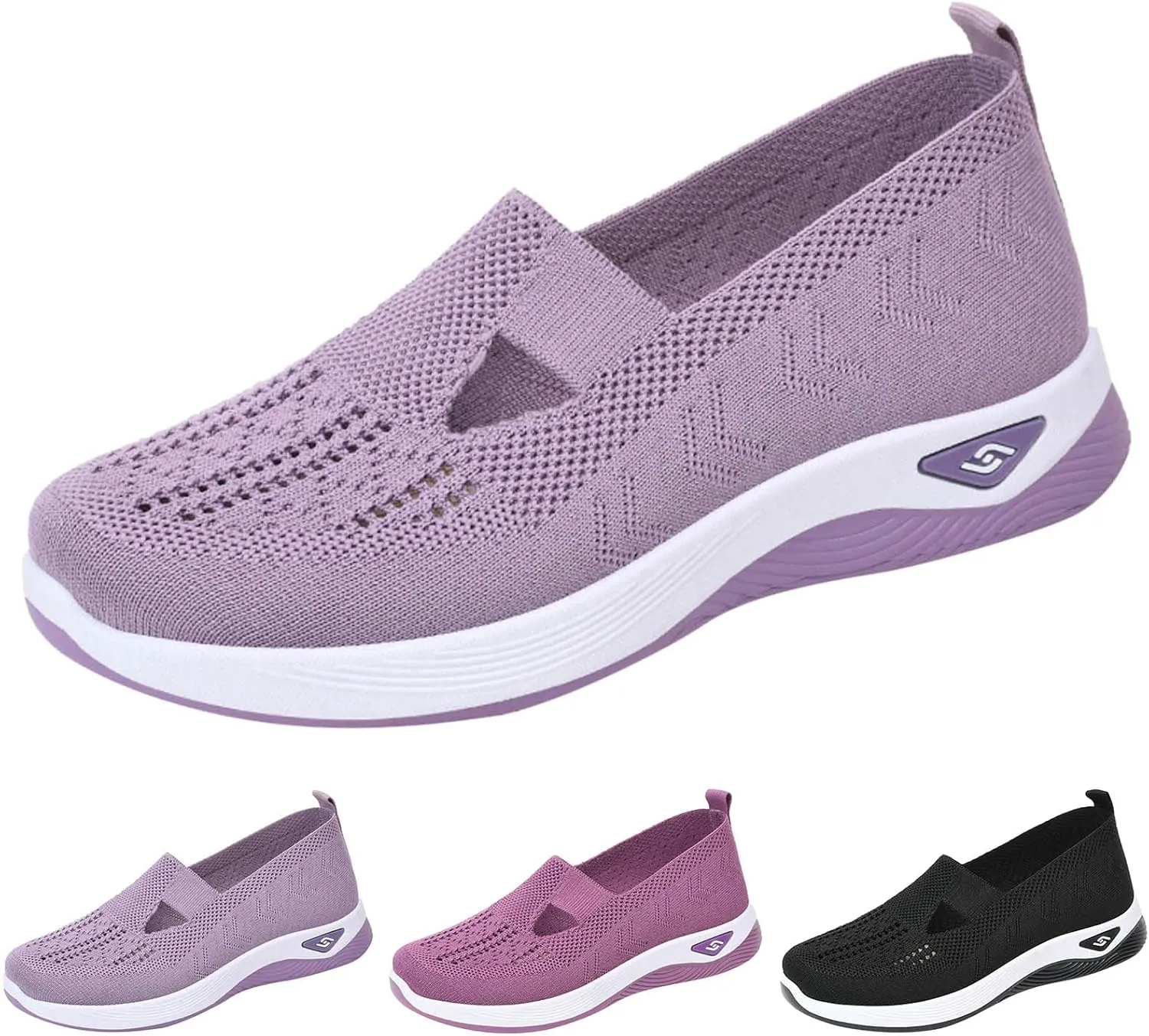 Women's Walking Shoes Cushion Running Tennis Shoes Non-Slip Comfy Breathable Workout Sports Athletic Fashion Sneakers