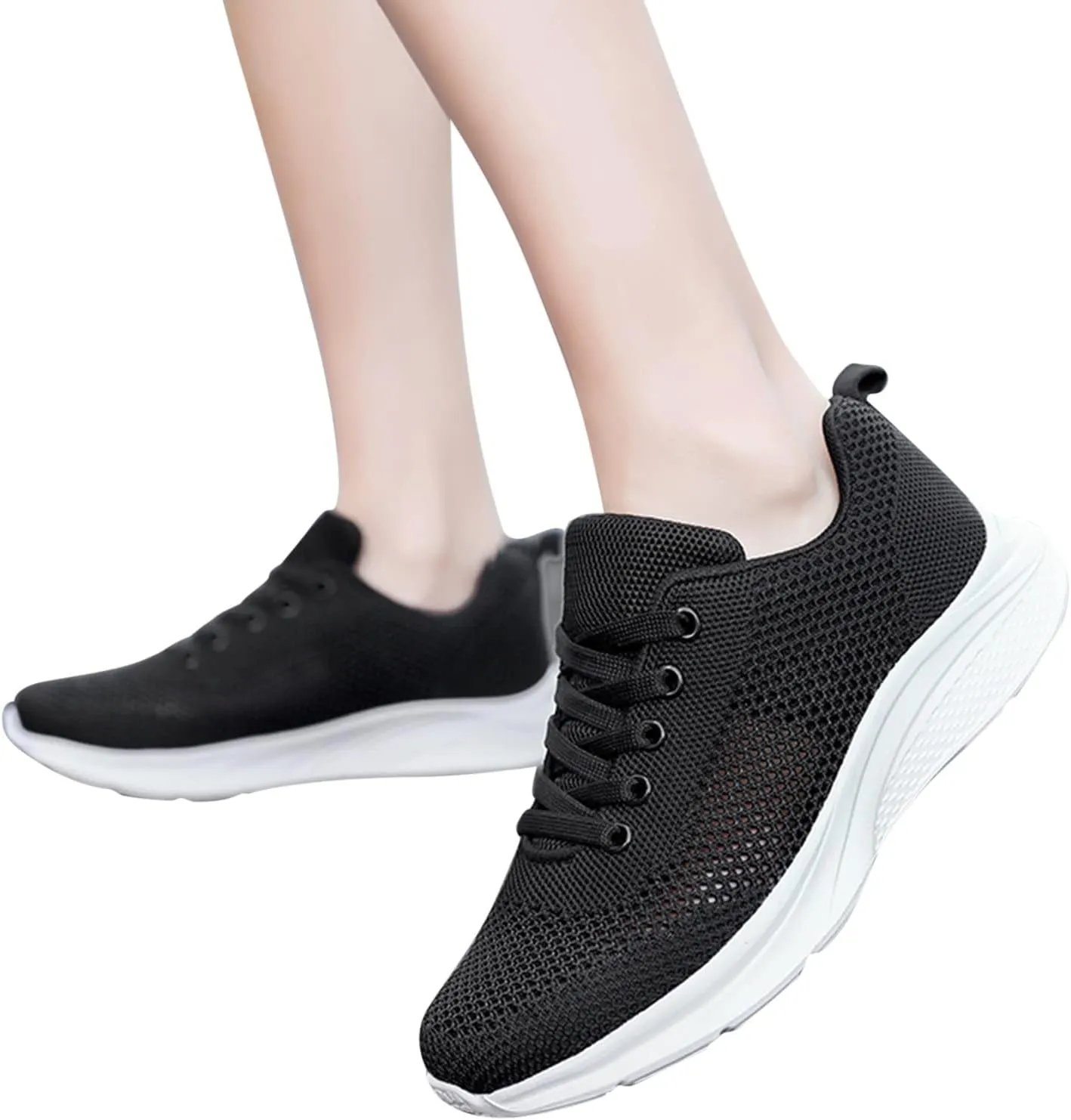 Women's Walking Shoes Mesh Breathable Lightweight Fashion Mens Casual Shoes Lightweight Casual Black Shoes Fashion Sneakers Brown Tennis Shoe Trainers Shoe