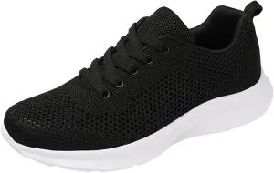 Women's Walking Shoes Mesh Breathable Lightweight Fashion Mens Casual Shoes Lightweight Casual Black Shoes Fashion Sneakers Brown Tennis Shoe Trainers Shoe