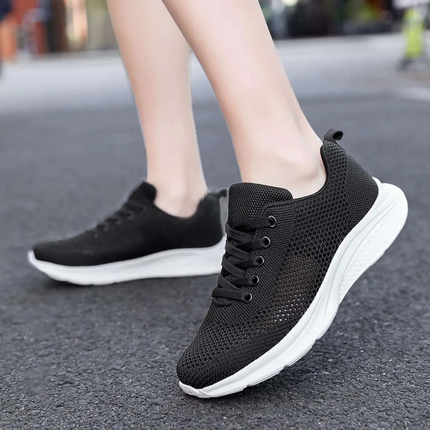 Women's Walking Shoes Mesh Breathable Lightweight Fashion Mens Casual Shoes Lightweight Casual Black Shoes Fashion Sneakers Brown Tennis Shoe Trainers Shoe