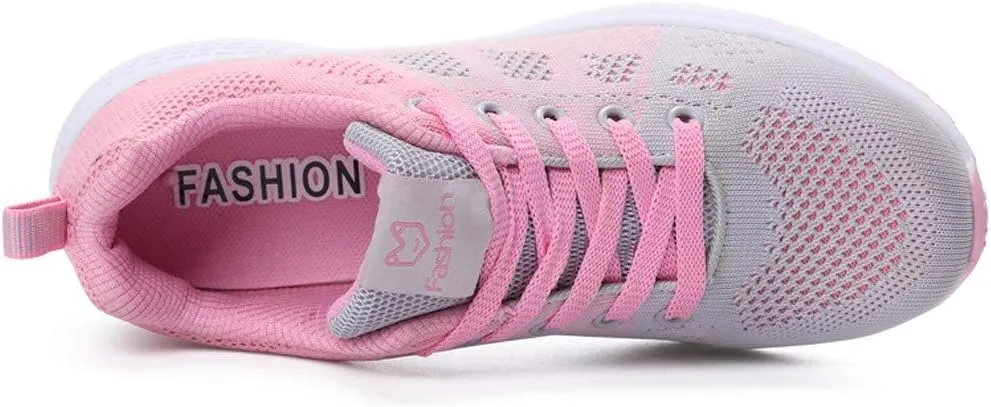 Women's Walking Shoes Mesh Breathable Lightweight Fashion Mens Tennis Shoes Lightweight Men's Casual Dress Shoes Brown Sneakers Waterproof Tennis Shoe Trainers Shoe