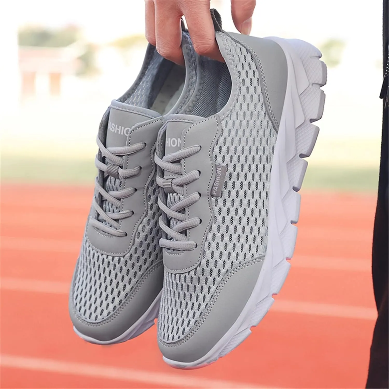 Women's Walking Shoes Mesh Breathable Lightweight Fashion Mens Tennis Shoes Lightweight Men's Casual Dress Shoes Brown Sneakers Waterproof Tennis Shoe Trainers Shoe