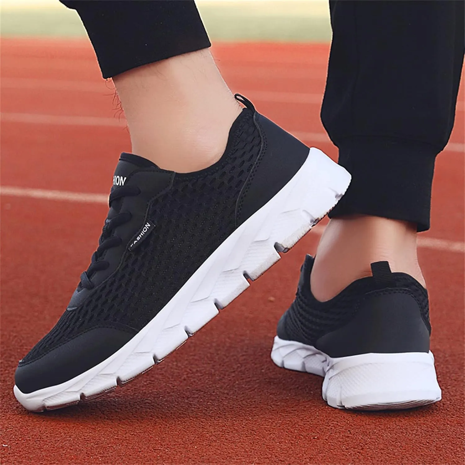 Women's Walking Shoes Mesh Breathable Lightweight Fashion Mens Tennis Shoes Lightweight Men's Casual Dress Shoes Brown Sneakers Waterproof Tennis Shoe Trainers Shoe