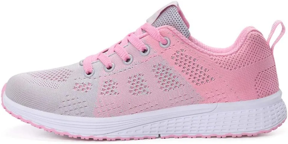Women's Walking Shoes Mesh Breathable Lightweight Fashion Mens Tennis Shoes Lightweight Men's Casual Dress Shoes Brown Sneakers Waterproof Tennis Shoe Trainers Shoe