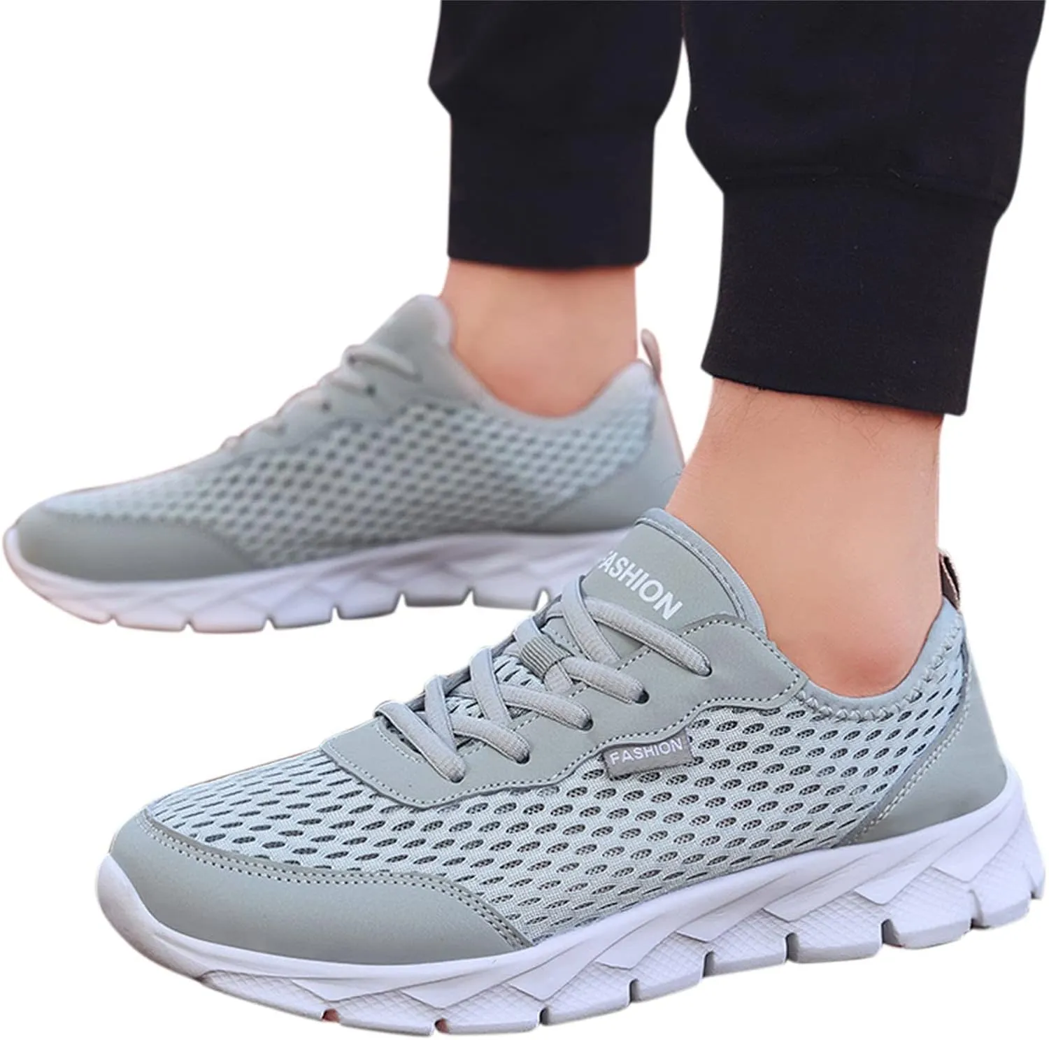 Women's Walking Shoes Mesh Breathable Lightweight Fashion Mens Tennis Shoes Lightweight Men's Casual Dress Shoes Brown Sneakers Waterproof Tennis Shoe Trainers Shoe