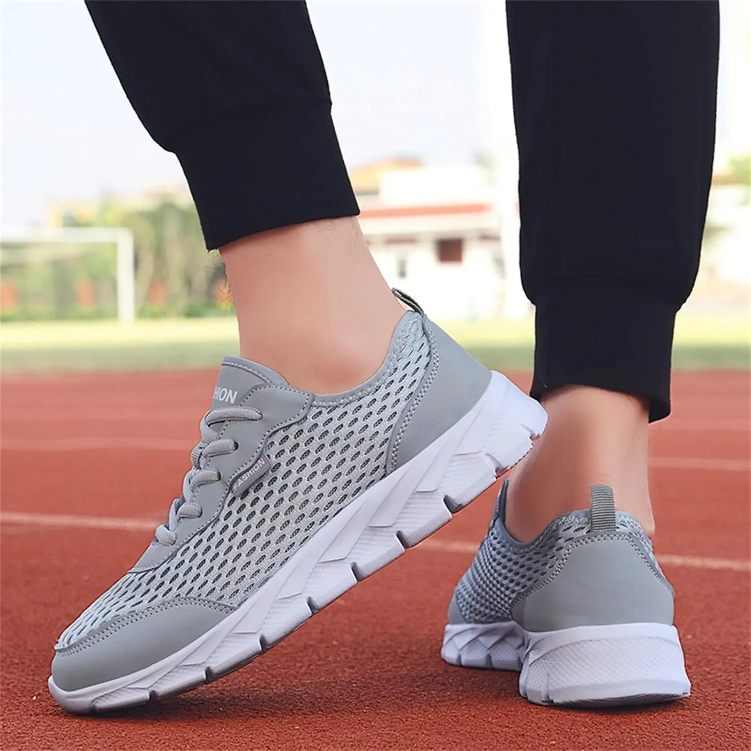 Women's Walking Shoes Mesh Breathable Lightweight Fashion Mens Tennis Shoes Lightweight Men's Casual Dress Shoes Brown Sneakers Waterproof Tennis Shoe Trainers Shoe