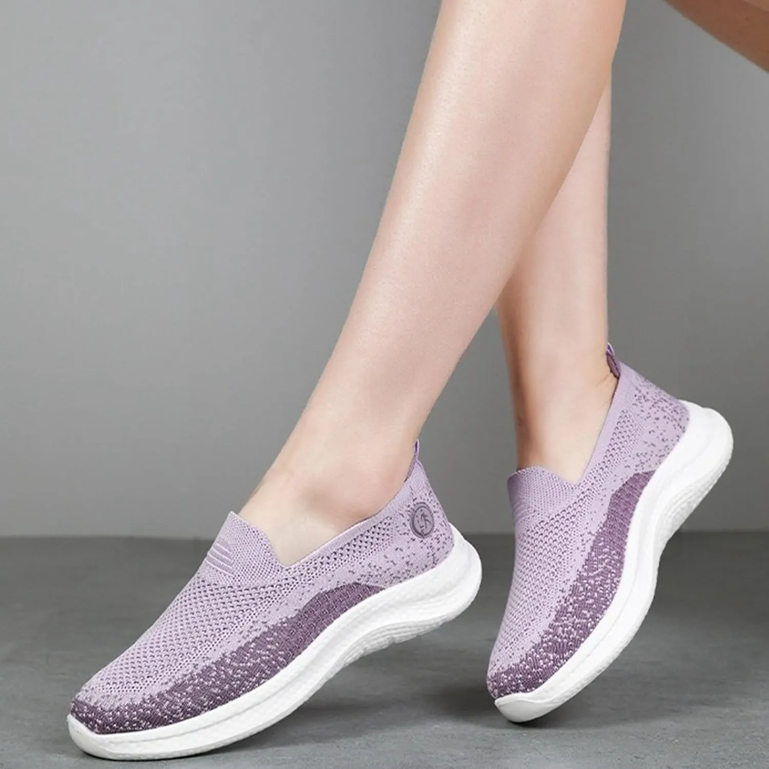 Women's Walking Shoes Slip On Running Sneakers Casual Workout Tennis Walking Casual Shoes